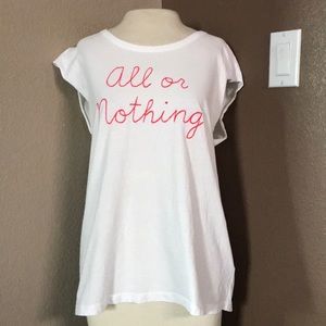 CLEARANCE All or Nothing tee CLEARANCE!